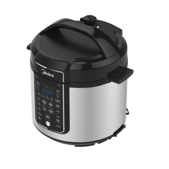 Midea P.cooker/6L Gross/4L Net/8 Menus - Black
